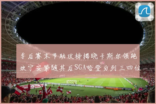 季后赛末节助攻榜揭晓卡斯尔领跑坎宁安紧随其后SGA哈登分列三四位